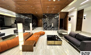 DEPARTAMENTO EN RENTA, León,Gto; NYMPHE, AMUEBLADO, LOFT DE 2 PISOS, 1 REC, DE LUJO