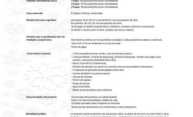 LOTE EN PARCELACION GALICIA CAMPESTRE