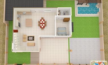 Semi-Furnished Preselling House with Pool in Corona Del Mar, Talisay City, Cebu