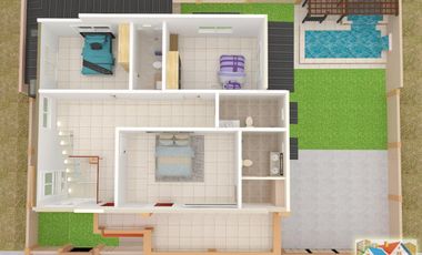 Semi-Furnished Preselling House with Pool in Corona Del Mar, Talisay City, Cebu