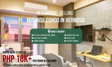 1 Bed Room Pre Selling Along Daang Hari Imus Cavite Vermosa Air BnB  Ready