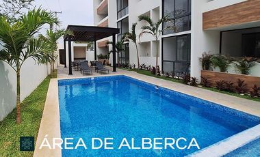 Departamento amueblado en Meritana Conkal