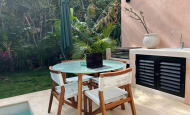 Casa con jardín y alberca privada, en venta, Avenida Coba, Tulum