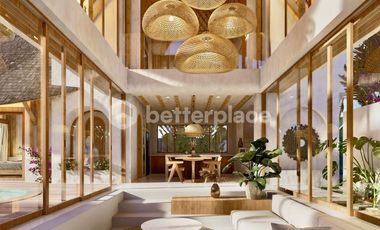 Ubud Bamboo Art-Inspired Villa – Adjustable 2-3 Bedrooms, Leasehold 31 Years