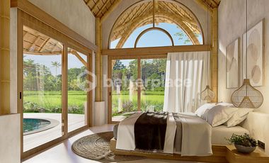 Ubud Bamboo Art-Inspired Villa – Adjustable 2-3 Bedrooms, Leasehold 31 Years