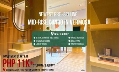 Studio Unit Pre Selling Along Daang Hari Imus Cavite Vermosa Air BnB  Ready