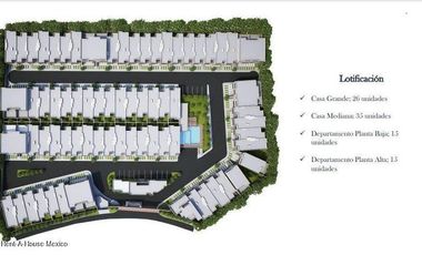 Zákia. Departamento en planta alta con 3 recámaras - VENTA