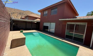 Amplia y Hermosa Casa con Piscina Alto el Manzano Til-Til.