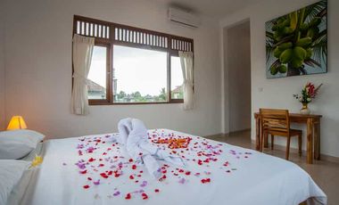 2-Story Minimalist Villa with Pool in Serene Ubud Bali for Rent Yearly