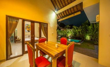 2-Story Minimalist Villa with Pool in Serene Ubud Bali for Rent Yearly