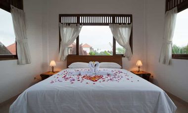 2-Story Minimalist Villa with Pool in Serene Ubud Bali for Rent Yearly