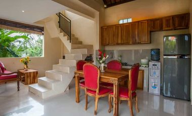 2-Story Minimalist Villa with Pool in Serene Ubud Bali for Rent Yearly