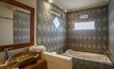 2-Story Minimalist Villa with Pool in Serene Ubud Bali for Rent Yearly