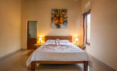 2-Story Minimalist Villa with Pool in Serene Ubud Bali for Rent Yearly