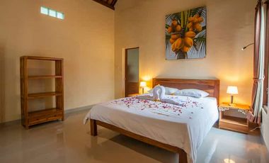 2-Story Minimalist Villa with Pool in Serene Ubud Bali for Rent Yearly