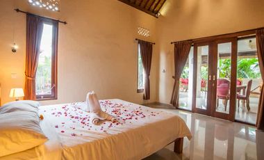 2-Story Minimalist Villa with Pool in Serene Ubud Bali for Rent Yearly