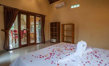 2-Story Minimalist Villa with Pool in Serene Ubud Bali for Rent Yearly