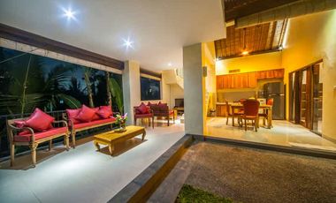 2-Story Minimalist Villa with Pool in Serene Ubud Bali for Rent Yearly