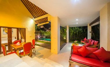 2-Story Minimalist Villa with Pool in Serene Ubud Bali for Rent Yearly