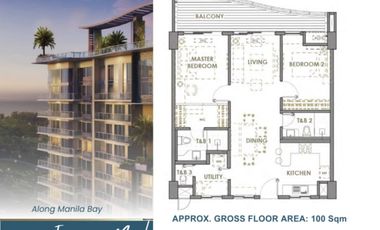 Oakharbor DMCI Exclusive 1BR  66sqm condo For Sale near Okada Waterfront Community