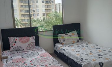 ARRENDAMOS APARTAMENTO AMOBLADO EN EL CONDOMINIO HACIENDA PEÑALISA ALMENDRO