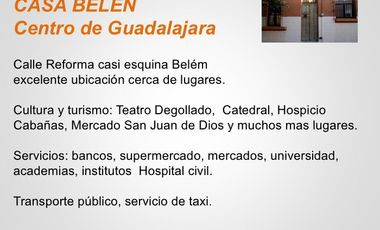 RECAMARA EN CASA INGRESO INDEPENDIENTE   Renta en centro de Guadalajara