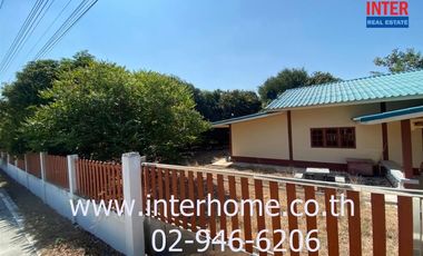 2-storey detached house, 1 rai, 240 sq m., detached house near Chok Amnuay Farm, Pathum Thani-Bang Len Road, Thesaban 3 Road, Bang Len, Nakhon Pathom