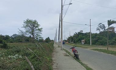 Se Vende Terreno de 3.978.40m2 en Muisne a 100 metros del Malecón de la Playa de Muisne