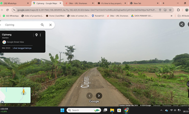 Dijual Kavling Cipining Lebak Banten Murah Lokasi Strategis Nempel Komplek Citra Maja