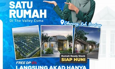 1JT ALL IN! Rumah Murah Siap Huni DP 0% dekat PT. Kahatex Rancaekek