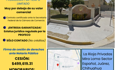 Casa en Fraccionamiento en venta en Miraloma Sector Espa, Juárez