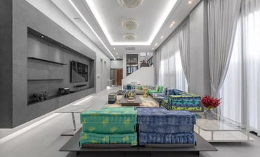Ayala Alabang Luxury: Brand-New Furnished 4-Level Masterpiece with Pool & Designer Interiors