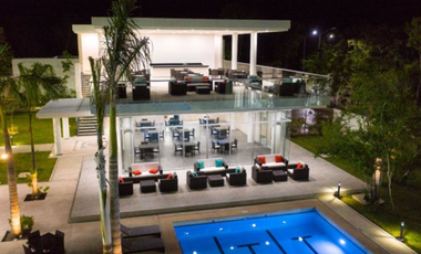 LUJOSA Villa en Senderos Sur, Mayakoba de 4 Habitaciones