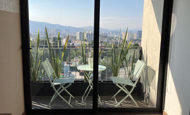 Departamento de 1 recamara totalmente amueblado en We Santa Fe