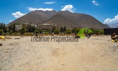 Venta de terreno  5.000 m2, orilla de rio y carretera, a 8 minutos de Vicuña. $110 millones