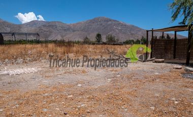 Venta de terreno  5.000 m2, orilla de rio y carretera, a 8 minutos de Vicuña. $110 millones