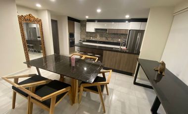 Departamento Amueblado en Renta en Zibatá, Querétaro con terraza y vista al campo de golf
