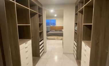Departamento Amueblado en Renta en Zibatá, Querétaro con terraza y vista al campo de golf