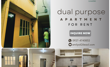 UNIT 9F - DUAL PURPOSE APARTMENT FOR RENT in Kamuning Quezon City