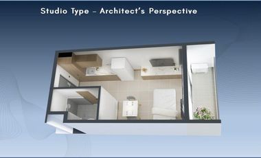 Furnished studio for sale in Saekyung Residences Condominium