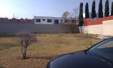 Excelente terreno ubicado en exclusivo fraccionamiento  cerca de la recta Cholula