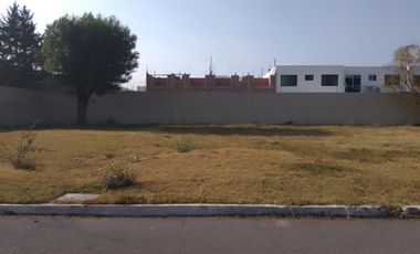 Excelente terreno ubicado en exclusivo fraccionamiento  cerca de la recta Cholula