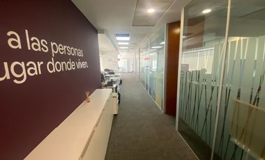 OFICINA EN VENTA EN MIRAFLORES VISTA EXTERNA CON AREAS COMUNES