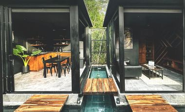Casa con Cenote Privado y Alberca privada de 2 Recamaras