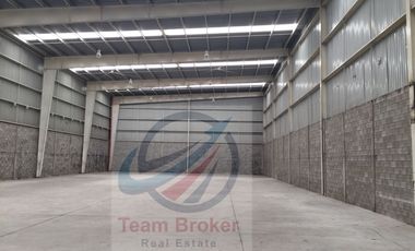 EXCELENTE BODEGA DE 1,370 M2 con oficinas,  TULTITLAN CERCA DEL OBELISCO CON 2 ANDENES Y 10 M. DE ALTURA DISP. MAYO 2026