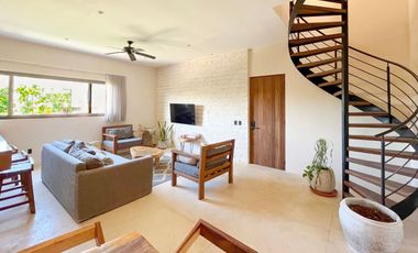 Penthouse con alberca privada, en venta, Aldea Zamá, Tulum.