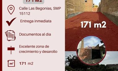 EN VENTA TERRENO EN SAN MARTIN DE PORRES
