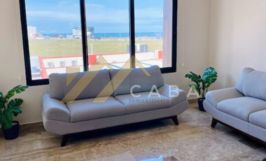 DEPARTAMENTO AMUEBLADO EN RENTA A 100MTS DE LA PLAYA