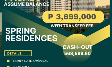 SPRING RESIDENCES - RUSH FOR SALE below market value