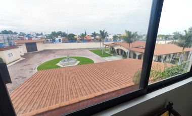 RENTA DEPARTAMENTO AMUEBLADO EN MORILLOTLA EN FRACCIONAMIENTO CERRADO